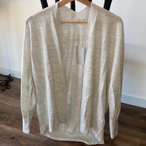 COS NWT White wool cardigan, size small